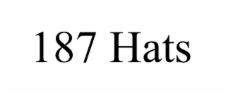 187 hats