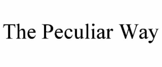 the peculiar way