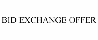 bid exchange offer
