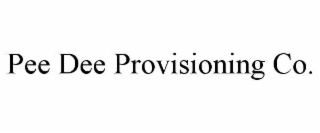 pee dee provisioning co.