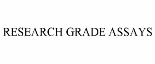 research grade assays