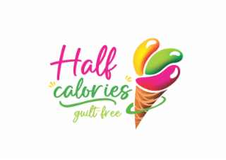 half calories and guilt-free