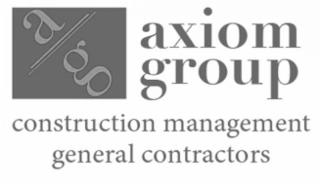 the literal elements of the mark are: axiom, group, construction management, general contractors, a and g.