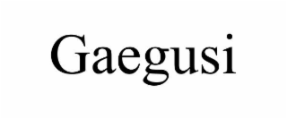 gaegusi