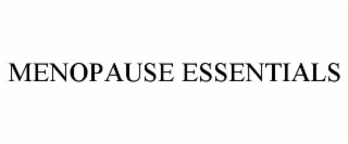 menopause essentials