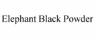 elephant black powder