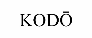 kodŌ