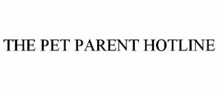 the pet parent hotline