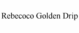 rebecoco golden drip