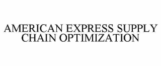 american express supply chain optimization