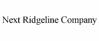 next ridgeline company