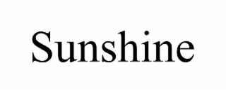 sunshine