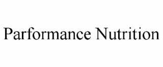 parformance nutrition