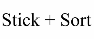 stick + sort