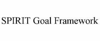 spirit goal framework
