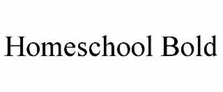 homeschool bold