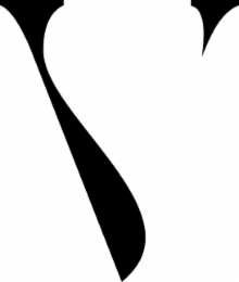 v
