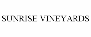 sunrise vineyards