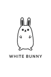 white bunny