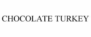 chocolate turkey