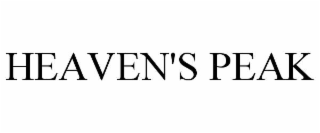 heaven's peak
