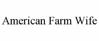 american farm wife