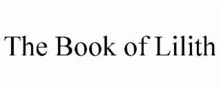 the book of lilith