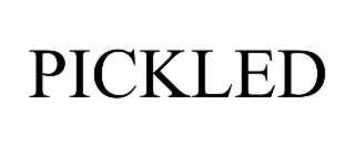 pickled