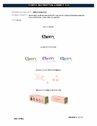 trademark registration for: cherry cosmetics description: beauty brand for sponges are designed for applying and blending makeup. these beauty sponges  class: 003,035