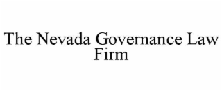 the nevada governance law firm