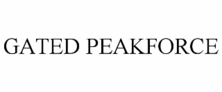 gated peakforce