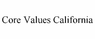 core values california
