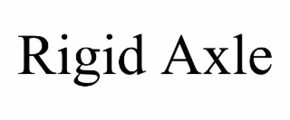 rigid axle