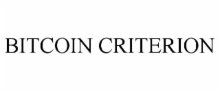 bitcoin criterion
