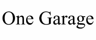 one garage
