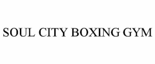 soul city boxing gym