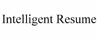 intelligent resume