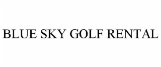 blue sky golf rental