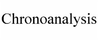 chronoanalysis