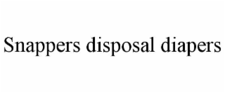 snappers disposal diapers