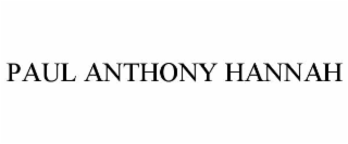 paul anthony hannah