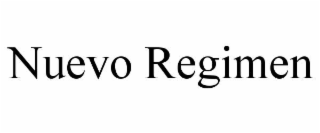 nuevo regimen
