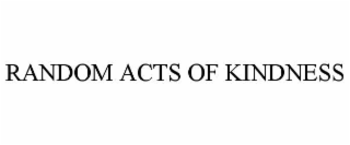 random acts of kindness