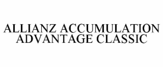 allianz accumulation advantage classic