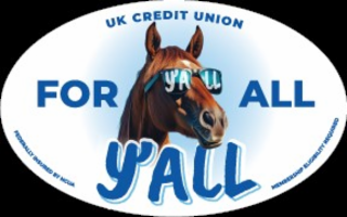 only "for all y’all" and "uk credit union" are claimed as part of the mark