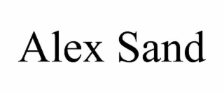 alex sand