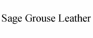 sage grouse leather