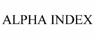 alpha index