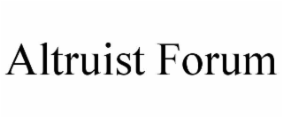 altruist forum