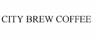 city brew coffee